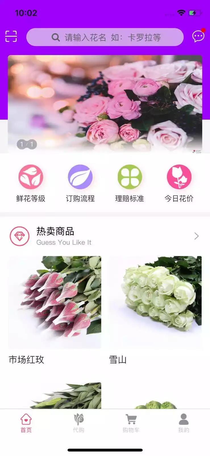 嘉佳花卉鲜花批发一件代发