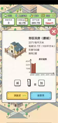 回到2001买房子中文无限金币版