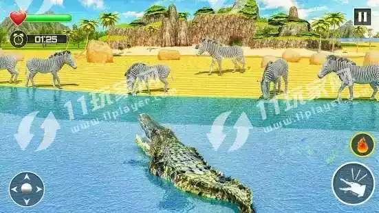 愤怒的鳄鱼模拟器3d
